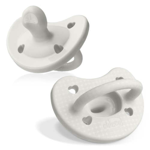 Chicco, PhysioForma¬Æ Luxe One-Piece Silicone Pacifier, 0-6 Months, 2pk