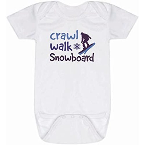 ChalkTalkSPORTS Ski & Snowboard Baby & Infant bodysuit | Ski & Snowboard Theme Bodysuits