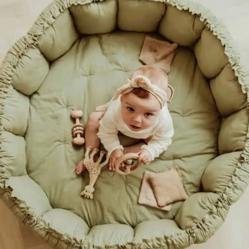 Play + Go - Organic Bloom Baby Playmat - Meadow
