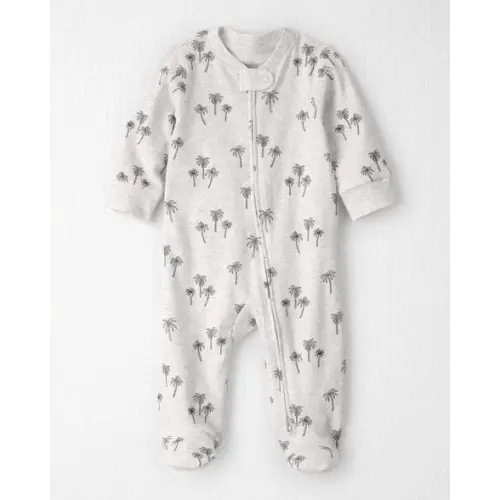 Baby Organic Cotton Sleep & Play Pajamas in Palm Trees - Little Planet | Carter's