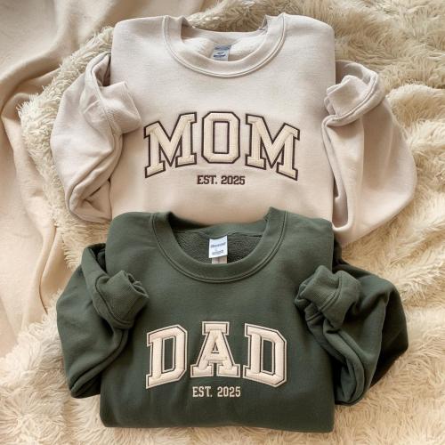 Embroidered Dad Sweatshirt