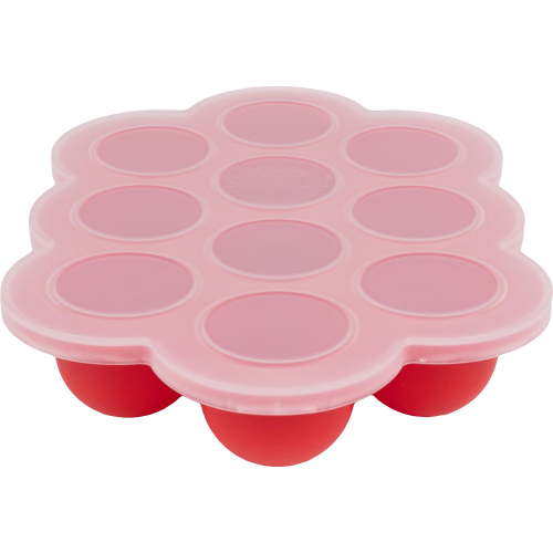 WeeSprout Silicone Baby Food Freezer Tray with Clip-on Lid (Ten 1.5 Ounce Sections)