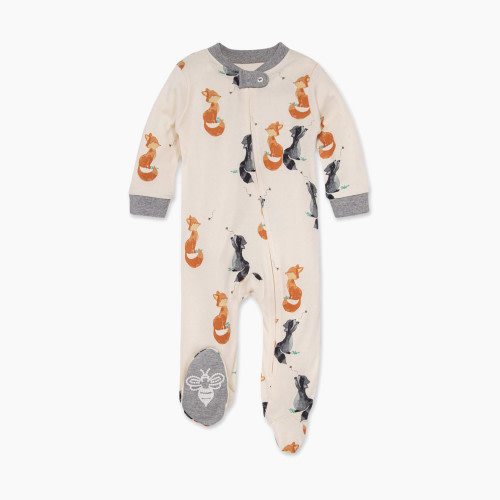 Burt's Bees Baby Organic Sleep & Play Footie Pajamas - Catching Bees, 0-3 Months