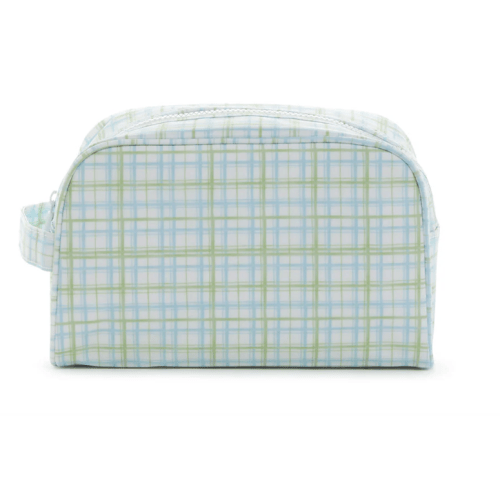TRVL Stowaway Toiletry Bag - Classic Plaid Green