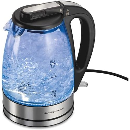 Hamilton Beach 1.7 Liter Electric Tea Kettle, Water Boiler & Heater