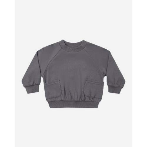 Pocket Sweatshirt Midnight – Quincy Mae