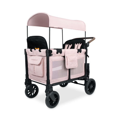 W4 Luxe Pro Stroller Wagon (4 Seater) - Blush Pink – WONDERFOLD