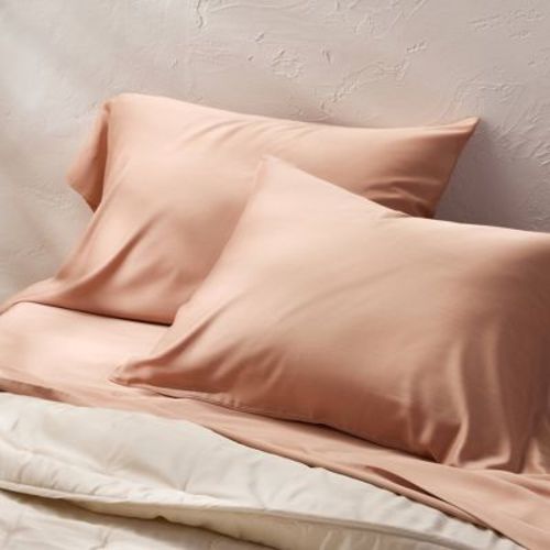 King 400 Thread Count Rayon from Bamboo Pillowcases Light Adobe Clay - Casaluna™