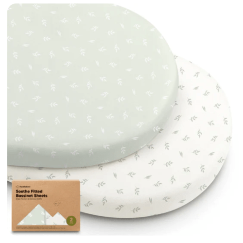2-Pack Soothe Fitted Bassinet Sheets