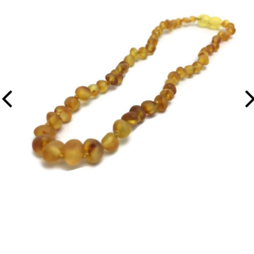 11 Inch Baltic Amber Teething Necklace Baby Authentic