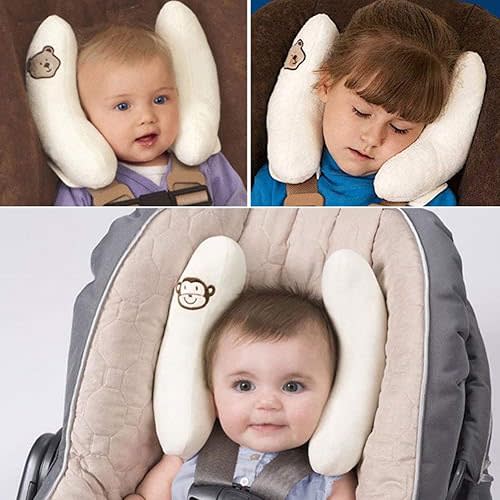 Adjustable Infants and Baby Neck Head Support,U-Shape Children Travel Pillow Cushion for Car Seat,Offers Protection Safety for Kids
