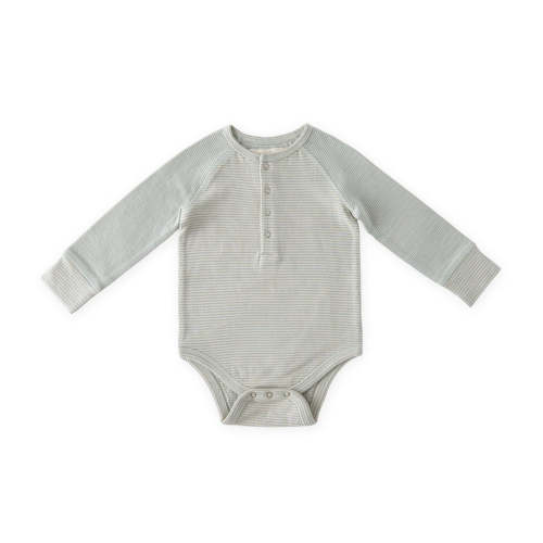Sailor Stripe Raglan One-Piece - Sea