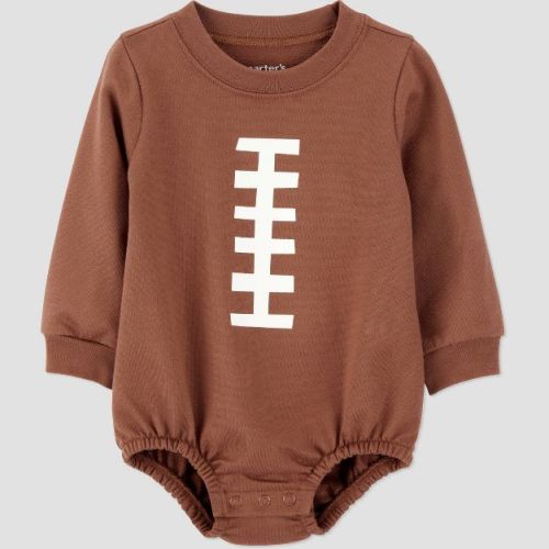 Carter's Just One You® Baby Football Bubble Bodysuit - Brown