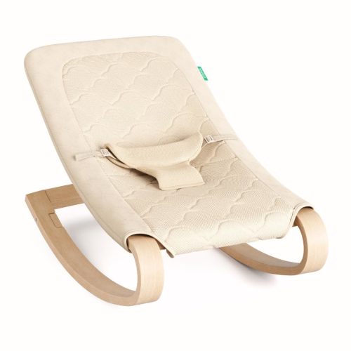 Newton Baby Rocker, Breathable & Washable, Natural Wood Frame