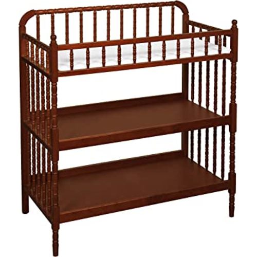 Davinci Jenny Lind Changing Table with Pad in Rich Cherry