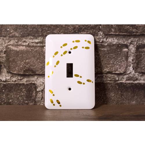 Footprints Light Switch Cover