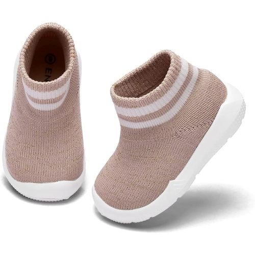 Engtoy Baby Shoes & Socks - Non-Slip Breathable Slippers with Soft Rubber Sole - Baby Boys & Girls Slip On Sneakers