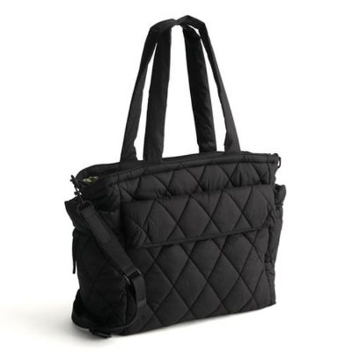 Vera Bradley Women's Featherweight Welland Diaper Bag Tote Bag Moonless Night