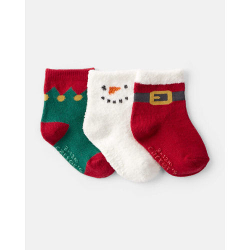 Baby Boy 3-Pack Christmas Booties - Carter's | Carter's