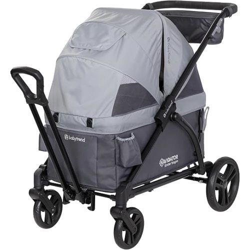 Baby Trend Navigator 2-in-1 Stroller Wagon, Madrid Grey
