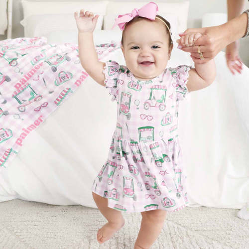 Sleeveless Twirl Bodysuit | Birdie Babes Pink