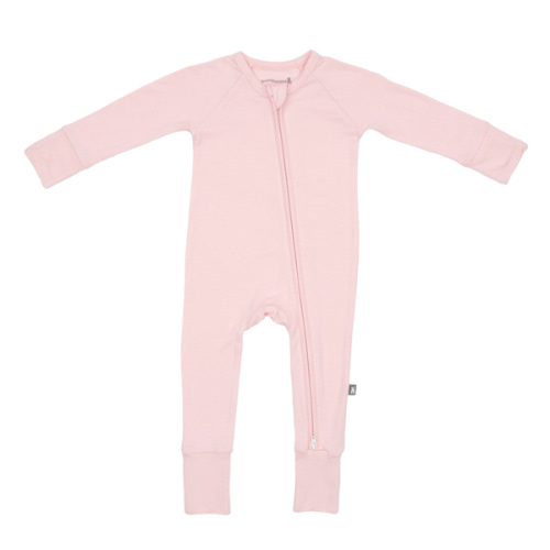 Bumbunny Baby | Romper Pajamas | Convertible Footed Romper in Blush