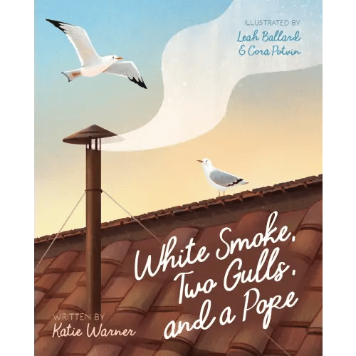 White Smoke, Two Gulls, and a Pope
