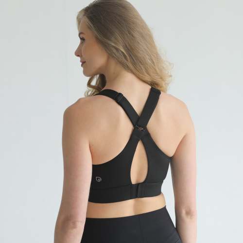 Venice 3 Ultimate Support Full Coverage Nursing & Pumping Sports Bra (Noir)