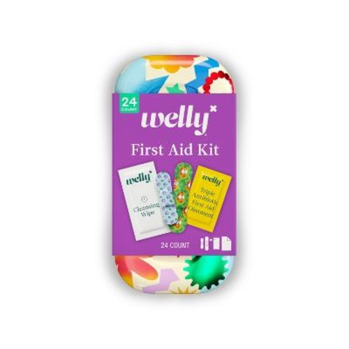 Welly Kid's Quick Fix First Aid Bandage Travel Kit - Multi-Color - 24ct