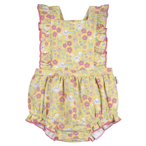 Gerber Baby Girl 1pc Romper, Sizes (0-3 Months to 24 Months)