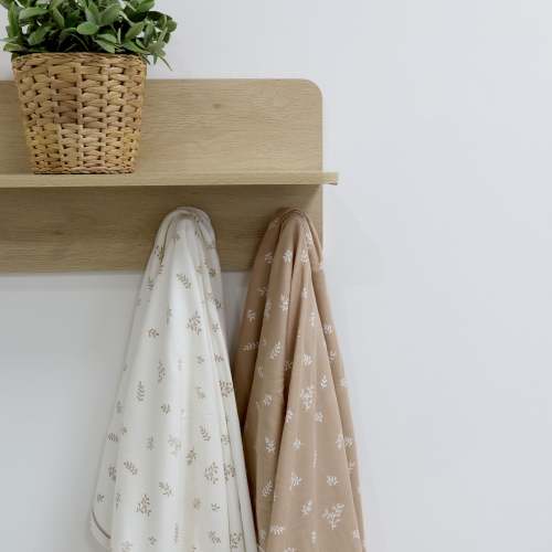 Organic Cotton 2pk Jersey Swaddle Wraps - Chestnut | Bubba Blue – Bubba Blue Australia