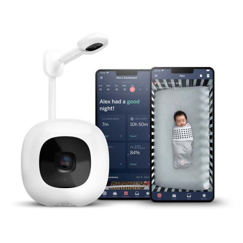 Nanit Pro Smart Baby Monitor HD with Wall Mount Camera Real-Time Sleep & Breathing Tracking