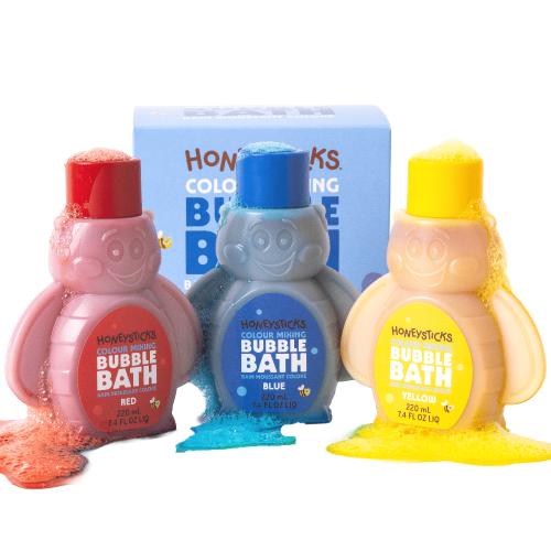 Honeysticks Bubble Bath Colour Mixing 3pk 220ml