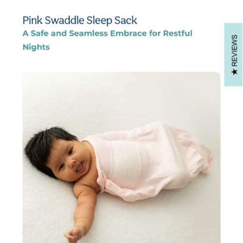 Pink Swaddle Sleep Sack – Swaddelini