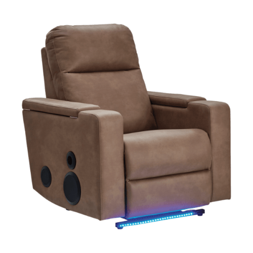 Lorrenton Triple Power Auto Glider and Recliner with Audio System