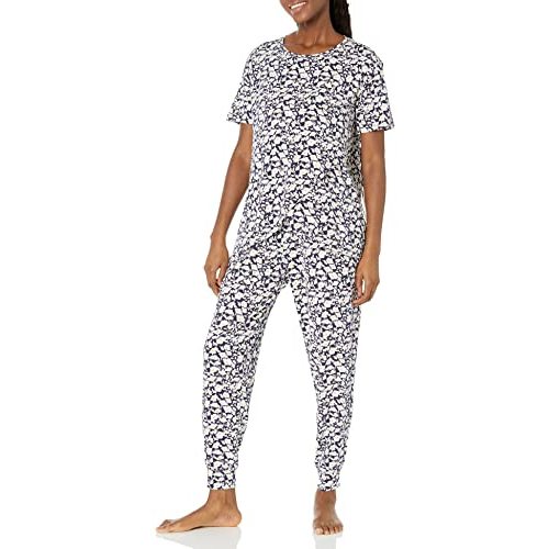 Amazon Essentials Women's Cotton Modal Maternity and Nursing Sleepwear Pajama Set