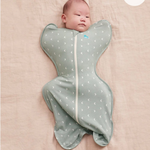 Swaddle Up™ 1.0 TOG Cotton Olive Moon
