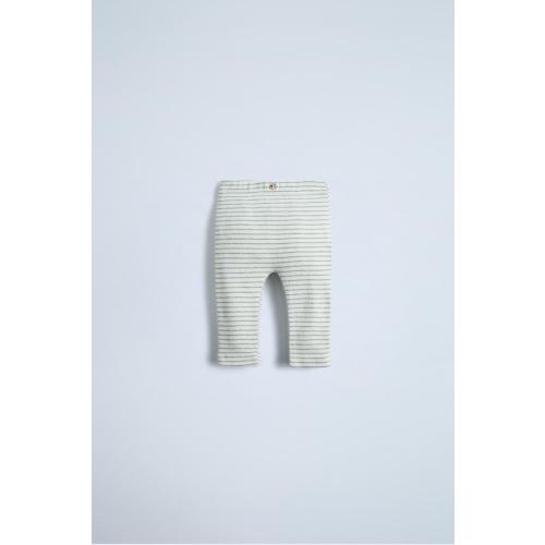 STRIPED LEGGINGS - Greenish | ZARA United States