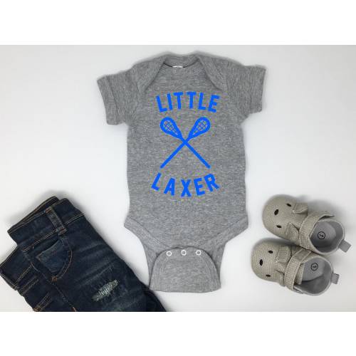 Little Laxer Baby Bodysuit, Lacrosse Baby, Lacrosse Baby Gear, Lacrosse Shirt, Lacrosse Gifts, Lacrosse Mom, Lacrosse Baby Graphic, Lax boy