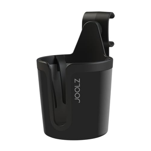 Joolz - Cup Holder - Accessory for Your Stroller - Easy to Attach - Stay Hydrated - Ideal for Travelling - A Must Have Accessory - Simple to Adjust - No-Spill - Black (Black)
