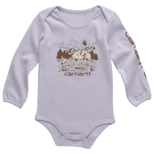 Carhartt Trail Long-Sleeve Bodysuit for Babies