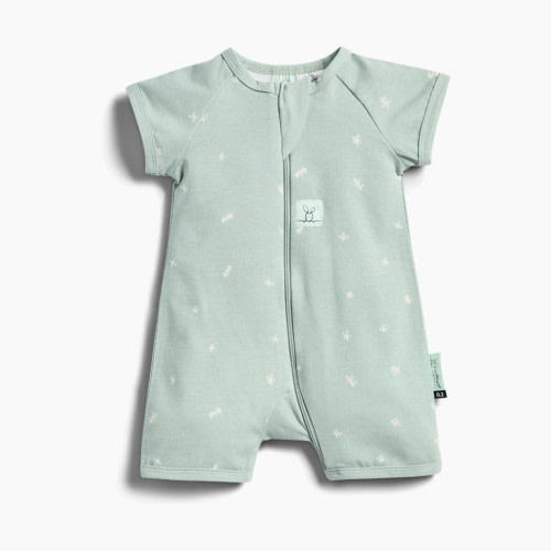 ergoPouch Short Sleeve Romper 0.2 TOG - Sage, 12-24 M