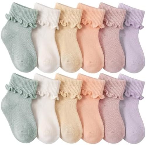 Toulite 12 Pair Preemie Newborn Socks