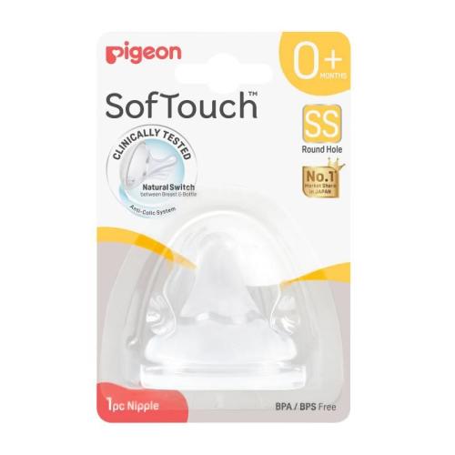 Buy Pigeon SofTouch Gen 3 Teat SS 0m+ 1 Pack Online at Chemist Warehouse®