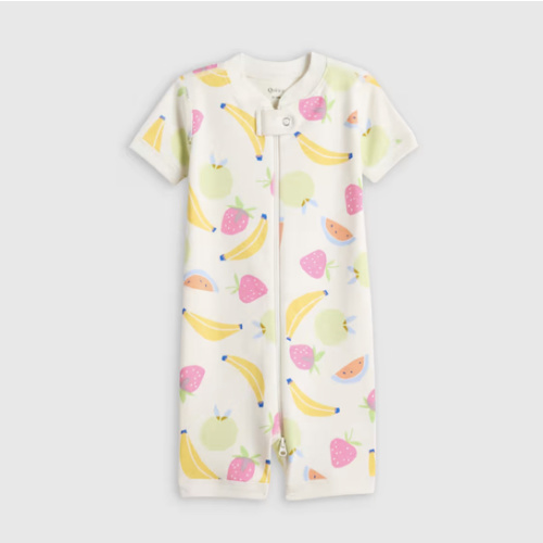 Fruit Organic Cotton Pajama Onesie 6-9 Month