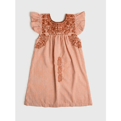 Gameday Burnt Orange Dress - 4T