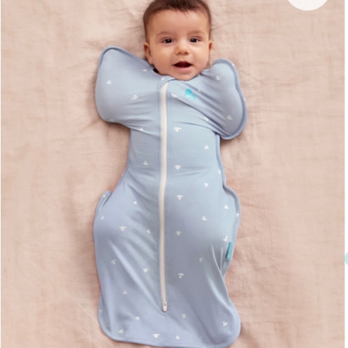 Swaddle Up™ 1.0 TOG Viscose from Bamboo Mist Blue Boats