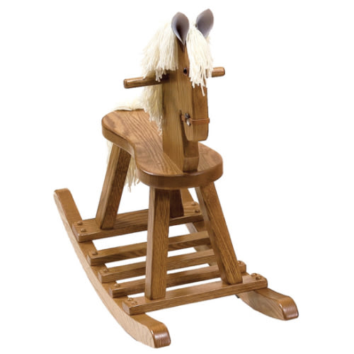 Up to 33% Off Flat Seat Rocking Horse | Solid Wood Amish Furniture
