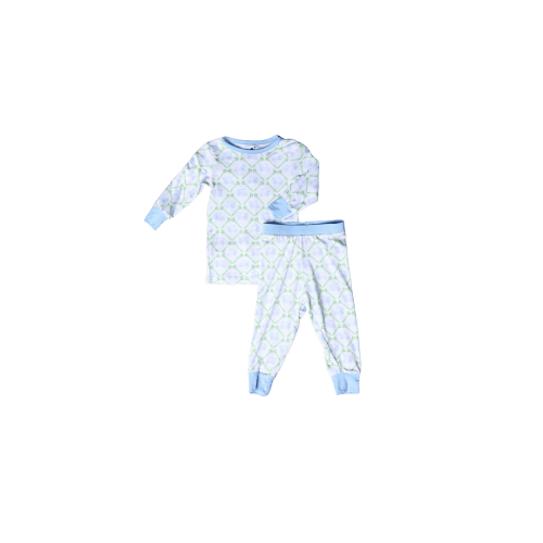 Golf Cart Blue Pajamas
