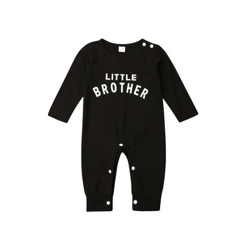 Infant Baby Boys Little Brother Romper Jumpsuit Bodysuit Winter Clothes Outfits